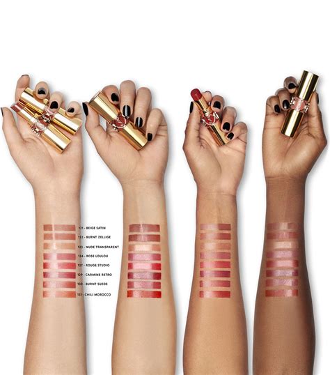 ysl rouge volupte swatches 33|ysl volupte lipstick.